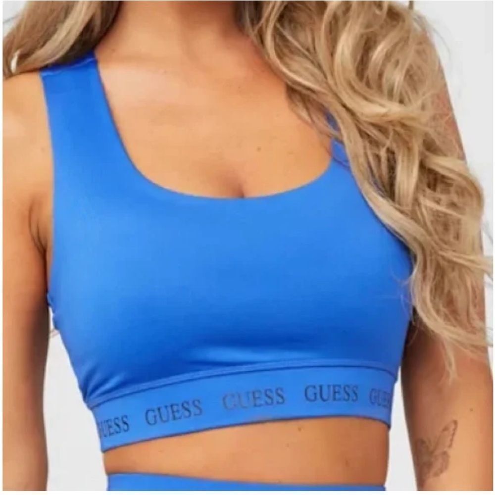Guess Rubye/Sherry Active Top in Macaw Blue